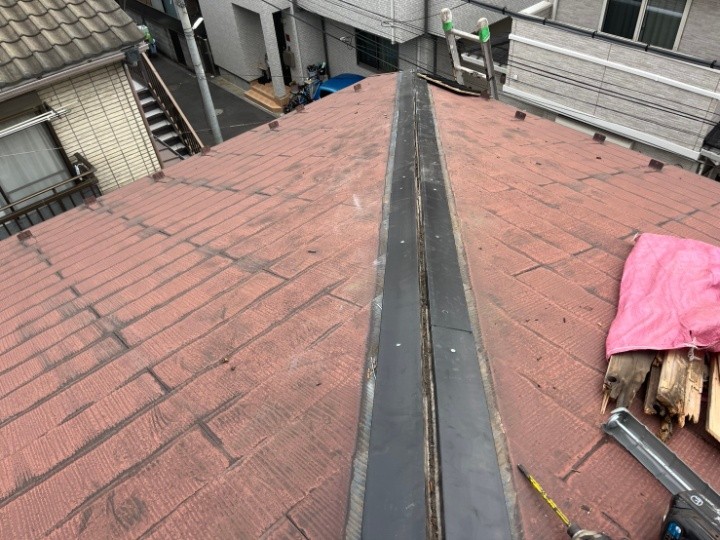 樹脂製貫板の設置