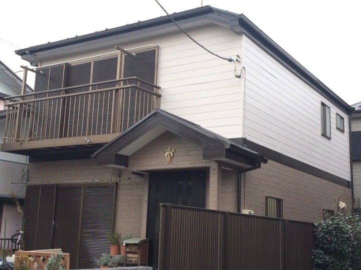 パーフェクトトップとサーモアイSiを使用した屋根外壁塗装工事でメンテナンス