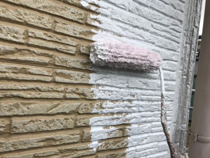 パーフェクトサーフで下塗り作業