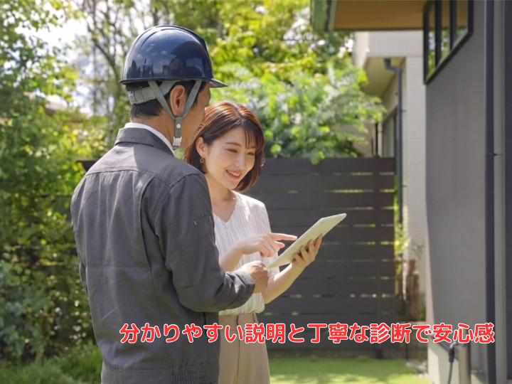 分かりやすい説明と丁寧な診断で安心感