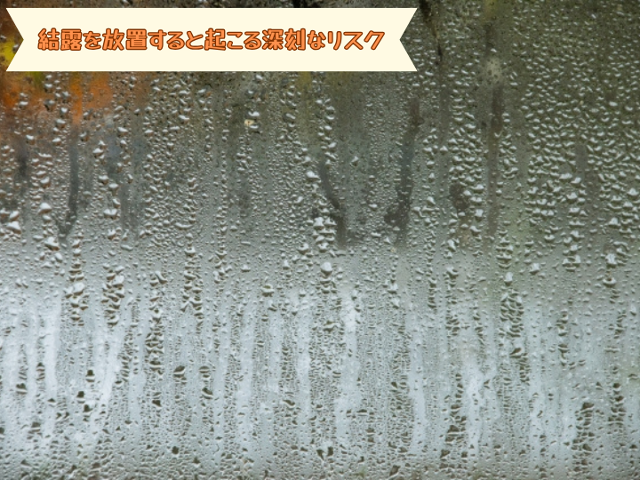 結露を放置すると起こる深刻なリスク