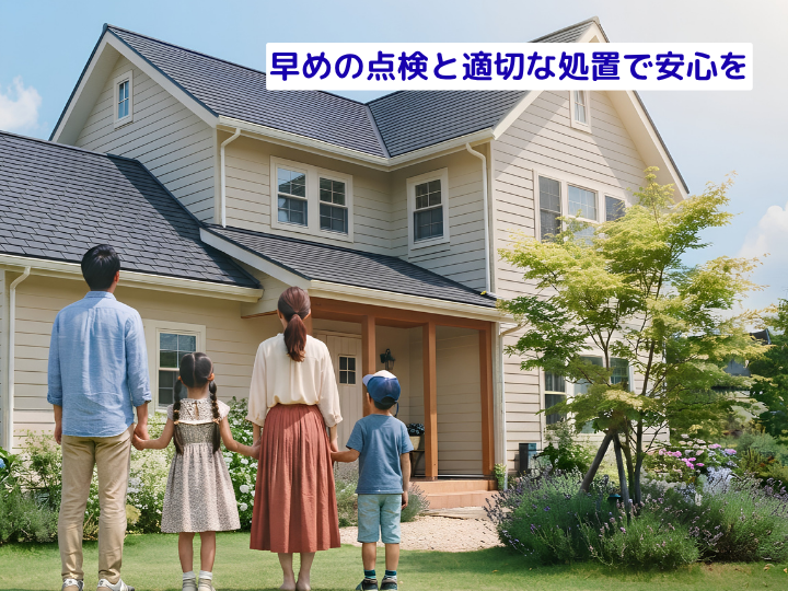 早めの点検と適切な処置で安心を