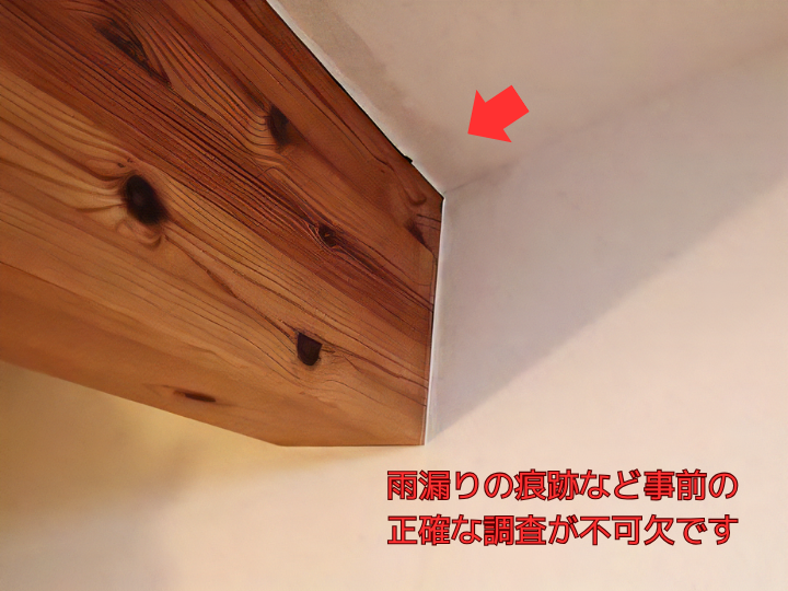 事前の正確な調査が不可欠です