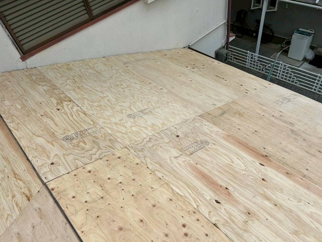 野地板増し張り