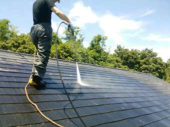北群馬郡吉岡町 屋根高圧洗浄