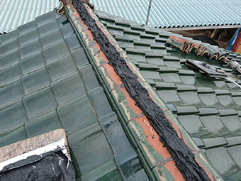 前橋市富士見町 のし瓦積み