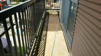 前橋市元総社町ベランダ防水清掃後