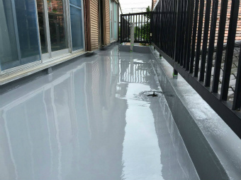前橋市元総社町ベランダ防水完成