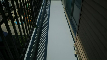 前橋市元総社町ベランダ防水完成2