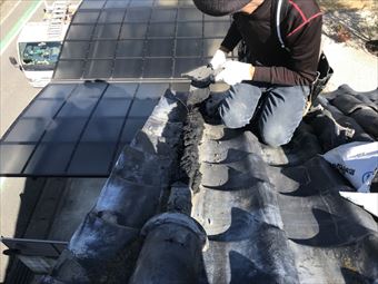 前橋市若宮町屋根瓦工事②
