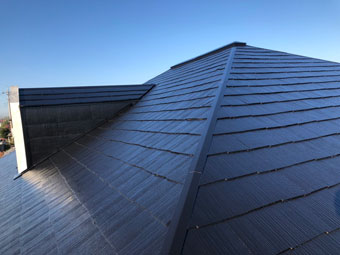 前橋市敷島町 屋根仕上がり