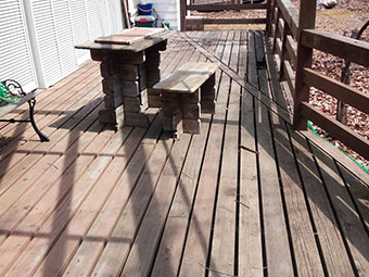 長野原町北軽井沢ウッドデッキ