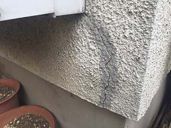 藤岡市 屋根外壁塗装 モルタルひび