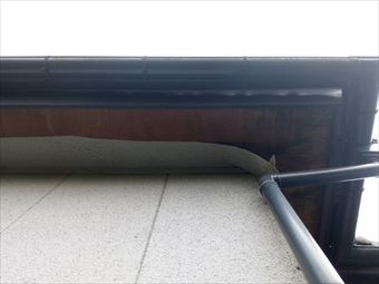 渋川市半田軒天の剥がれアップ