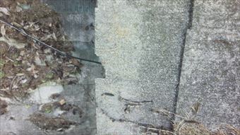 吾妻郡長野原町屋根材の破損