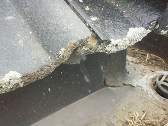 前橋市青梨子町屋根材劣化