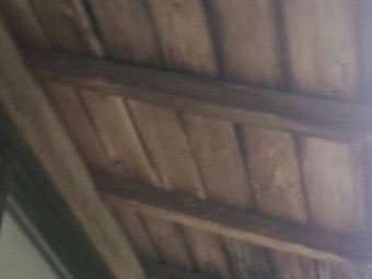 東吾妻 軒先天井 劣化