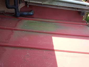 高崎市根小屋町屋根塗装劣化部分