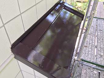 北軽井沢 別荘 下屋根塗装完工