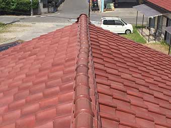 前橋市六供町S様邸瓦屋根修理２
