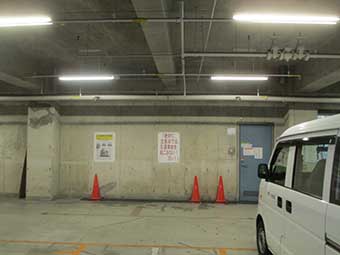 前橋市駒形町Ｙビル地下駐車場ダクト②