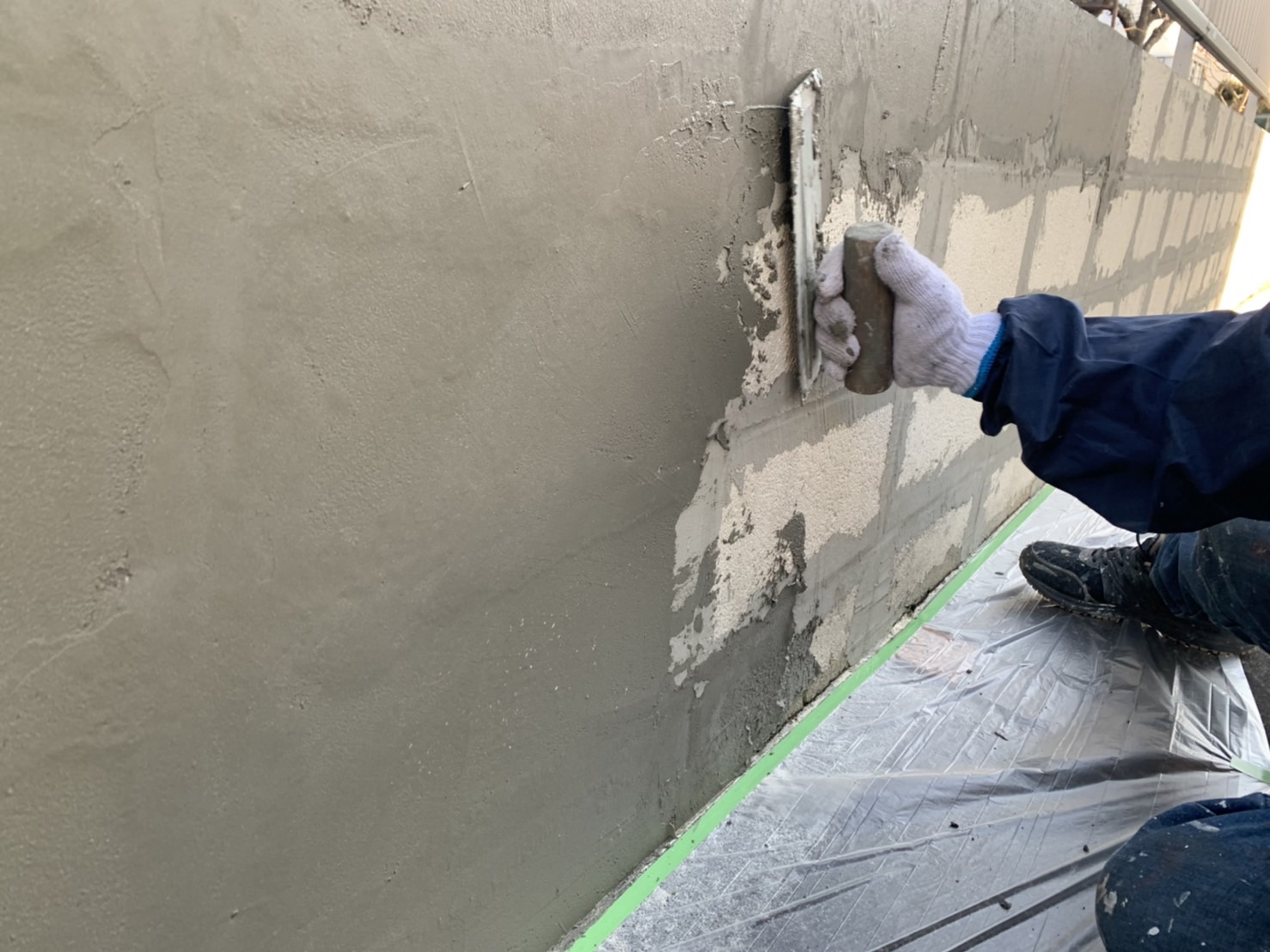 コンクリート上塗り