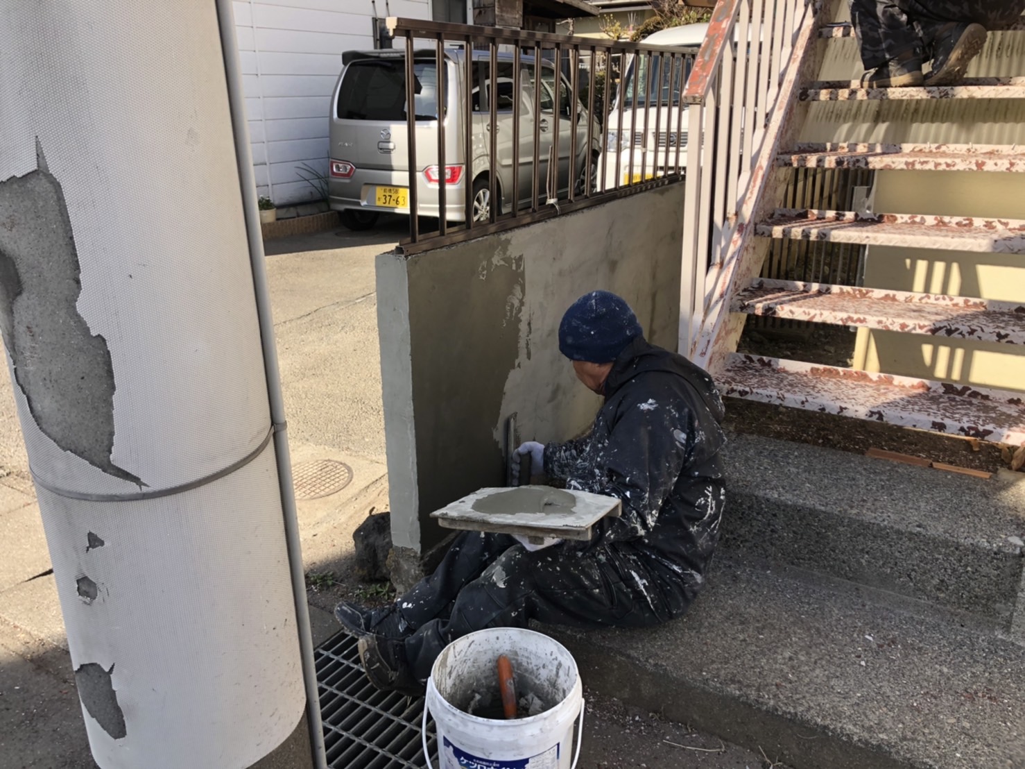 コンクリート上塗り