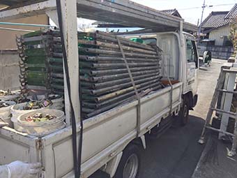 藤岡市 屋根外壁塗装 足場工事