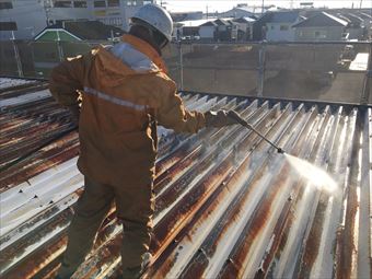 前橋市天川大島町H様邸屋根洗浄５