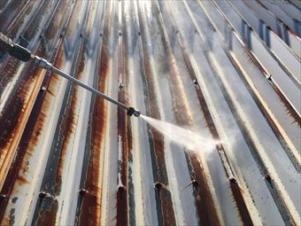 前橋市天川大島町H様邸屋根洗浄３