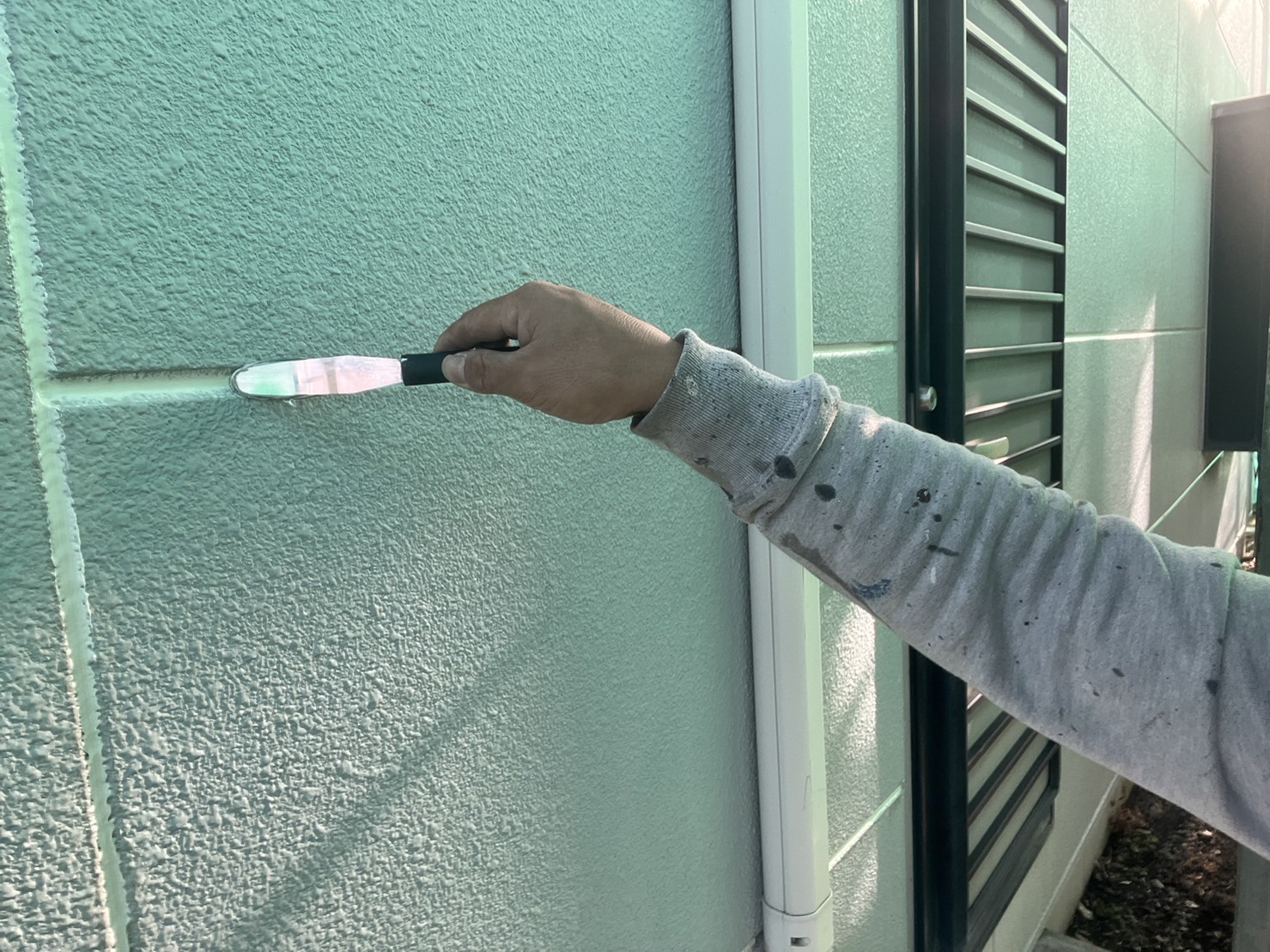 シーリング作業