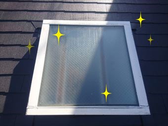 渋川市赤城町天窓コーキング完成