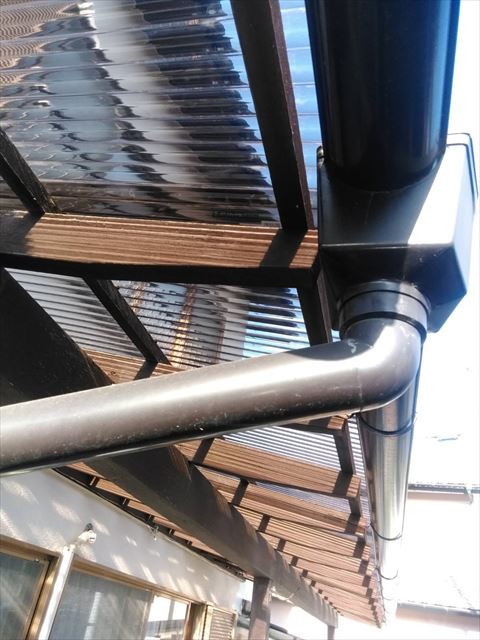 ポリカ波板張替