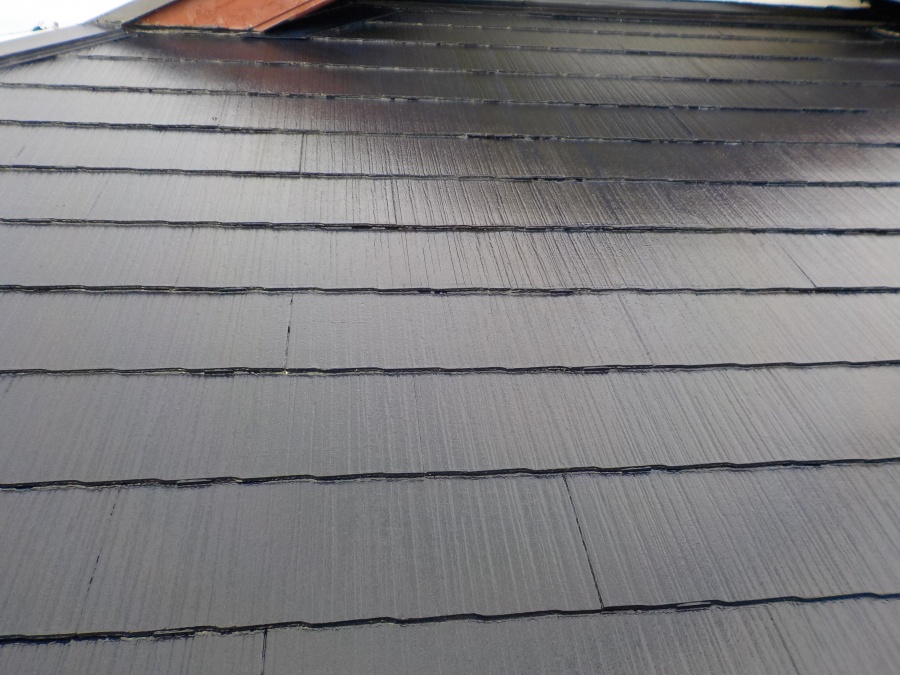 屋根塗装仕上がり