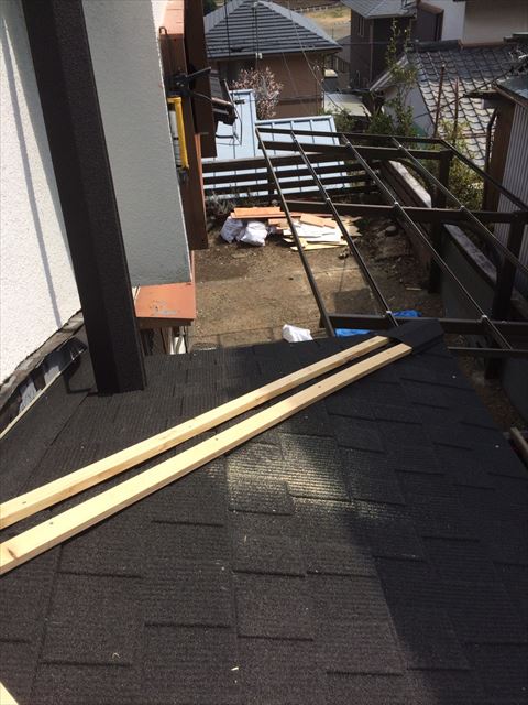 裾野市棟桟木取付