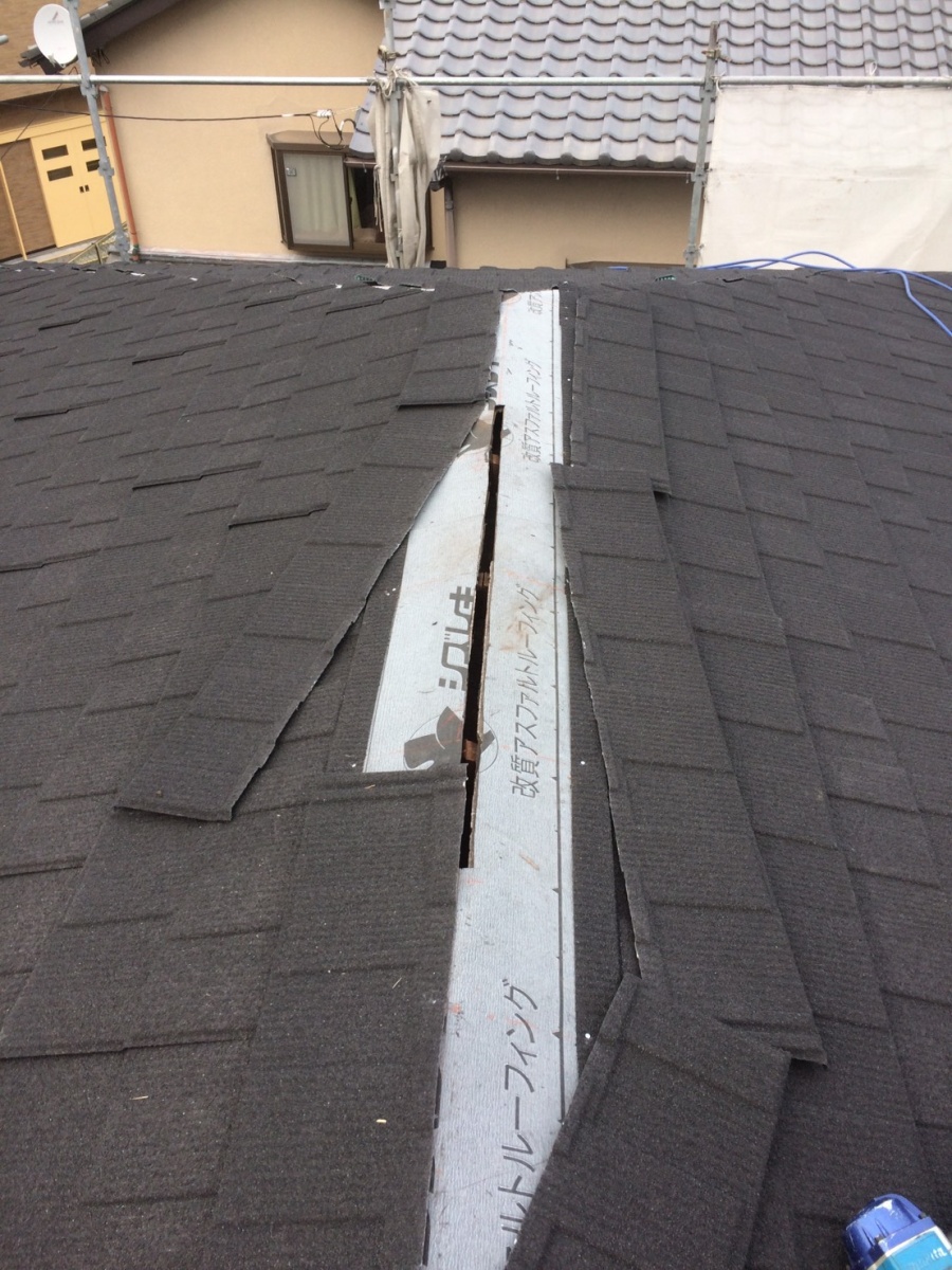 ルーフィング取付