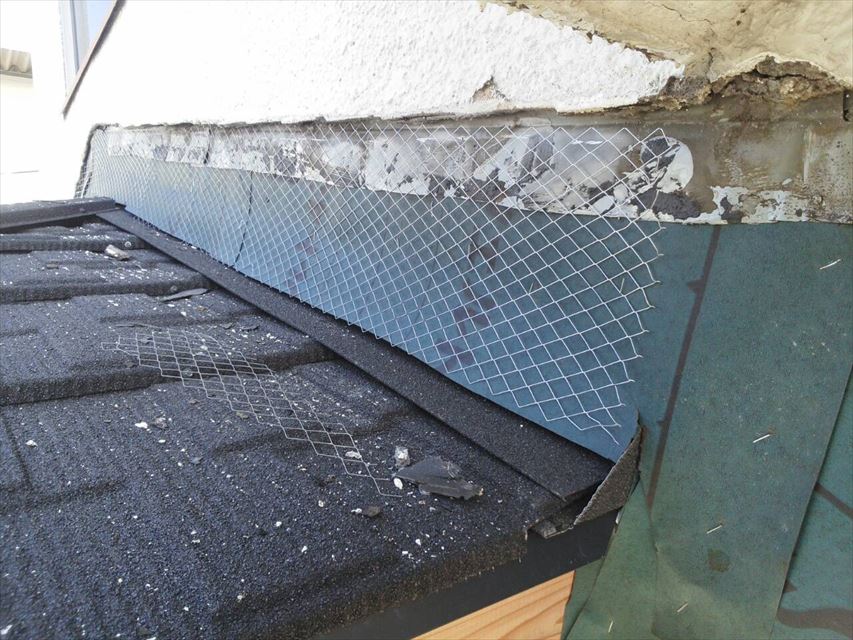 裾野市ラス網貼り