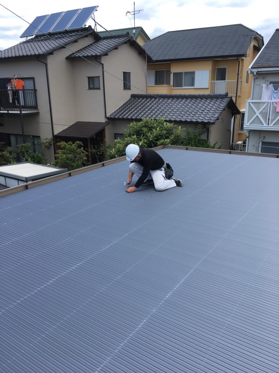 折板屋根補修