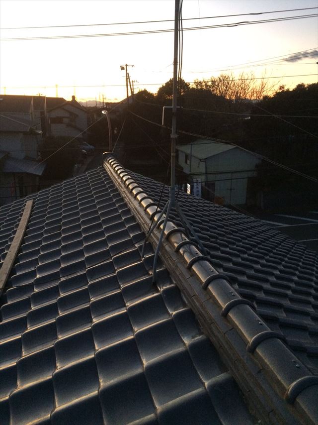 棟瓦取り直し