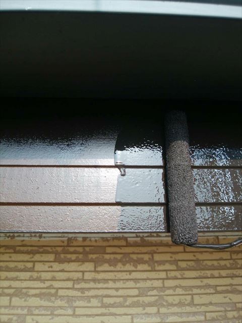 長泉町軒下塗装