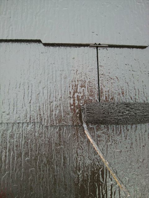 長泉町屋根塗装仕上げ塗り