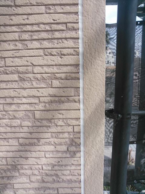 サイディング外壁目地仕上がり