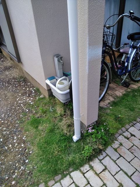 函南町補修工事玄関柱