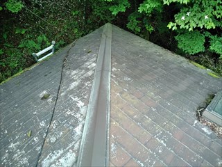 裾野市十里木屋根雨漏り現調