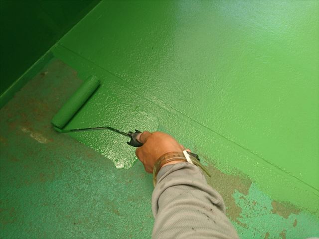 伊豆市ベランダ保護塗装