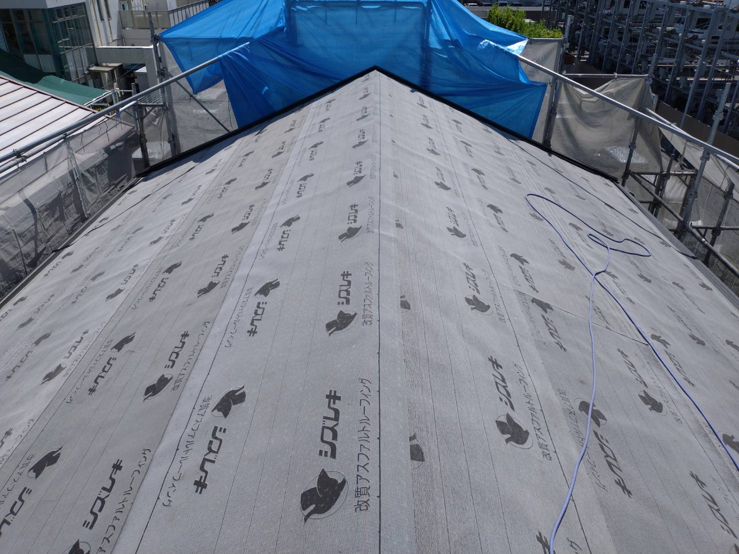 ルーフィング設置