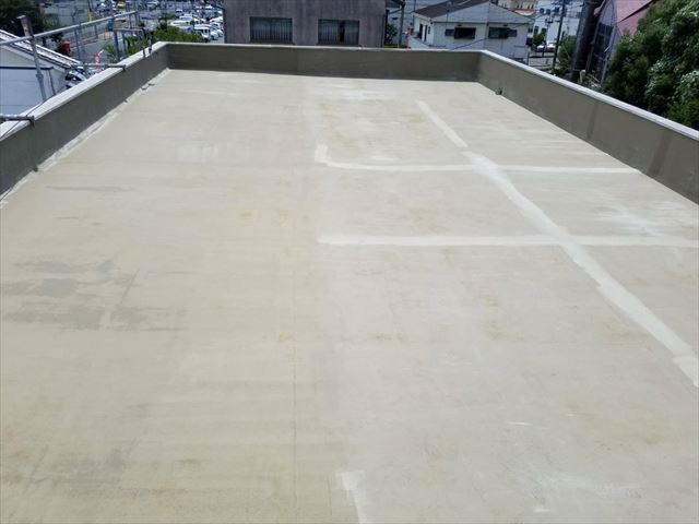 函南町屋上防水下地処理