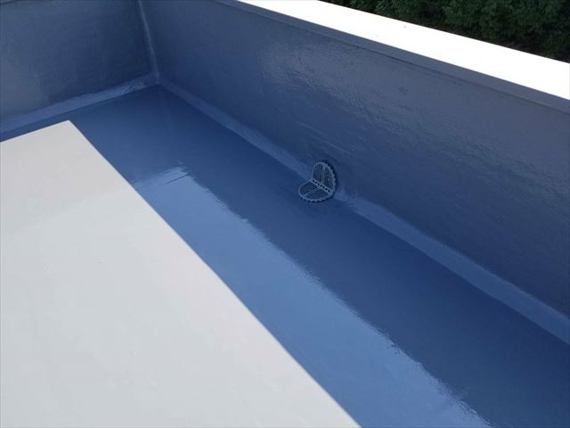 函南町　陸屋根防水塗装