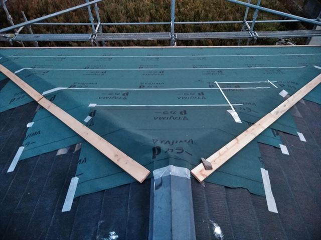 沼津市　防水シート貼り替え