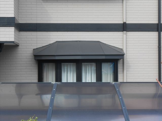 伊豆の国市アルミ製弓型出窓